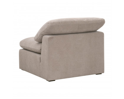 Essentials™ Sky Modular Armless Chair - Performance Latte Micro Boucle, Espresso