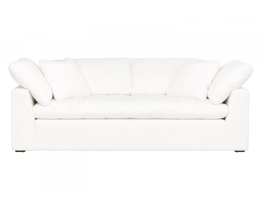 Essentials Sky 96" Sofa - LiveSmart Peyton Pearl Espresso