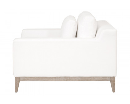 Essentials - Vienna Track Arm Sofa Chair in LiveSmart Peyton Pearl Natural Gray