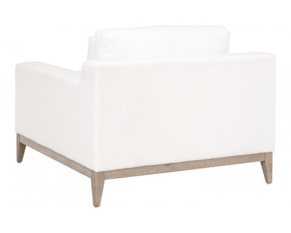 Essentials - Vienna Track Arm Sofa Chair in LiveSmart Peyton Pearl Natural Gray