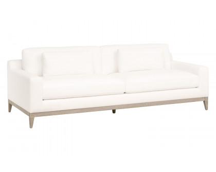 Essentials - Vienna 96" Track Arm Sofa in LiveSmart Peyton Pearl Natural Gray