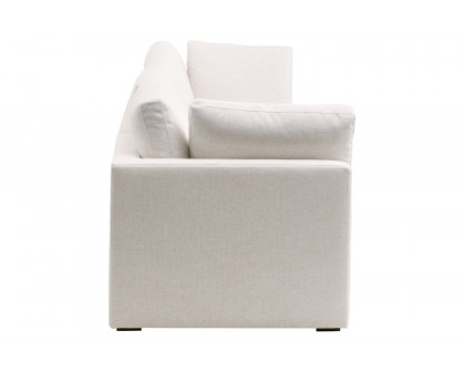 Essentials - Daley Modular Corner Chair in Textured Cream Linen