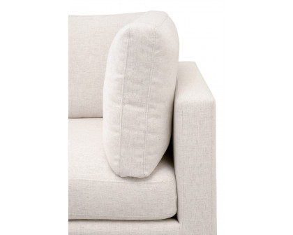 Essentials - Daley Modular Corner Chair in Textured Cream Linen