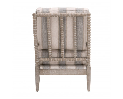 Essentials™ Rouleau Club Chair - Stanebridge-Pewter, Natural Gray Oak