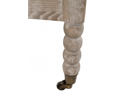 Essentials™ Rouleau Club Chair - Stanebridge-Pewter, Natural Gray Oak