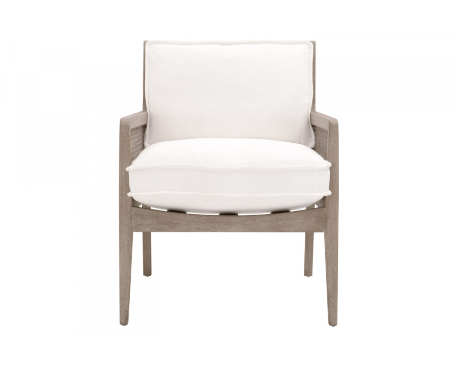 Essentials Leone Club Chair - LiveSmart Peyton Pearl Natural Gray