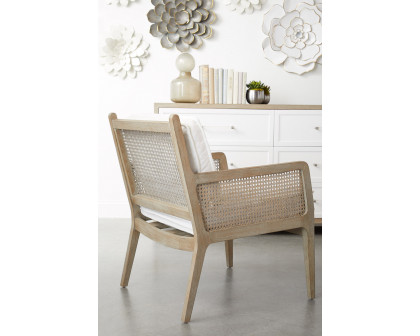 Essentials Leone Club Chair - LiveSmart Peyton Pearl Natural Gray