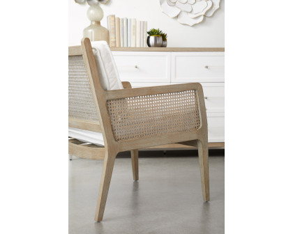 Essentials Leone Club Chair - LiveSmart Peyton Pearl Natural Gray