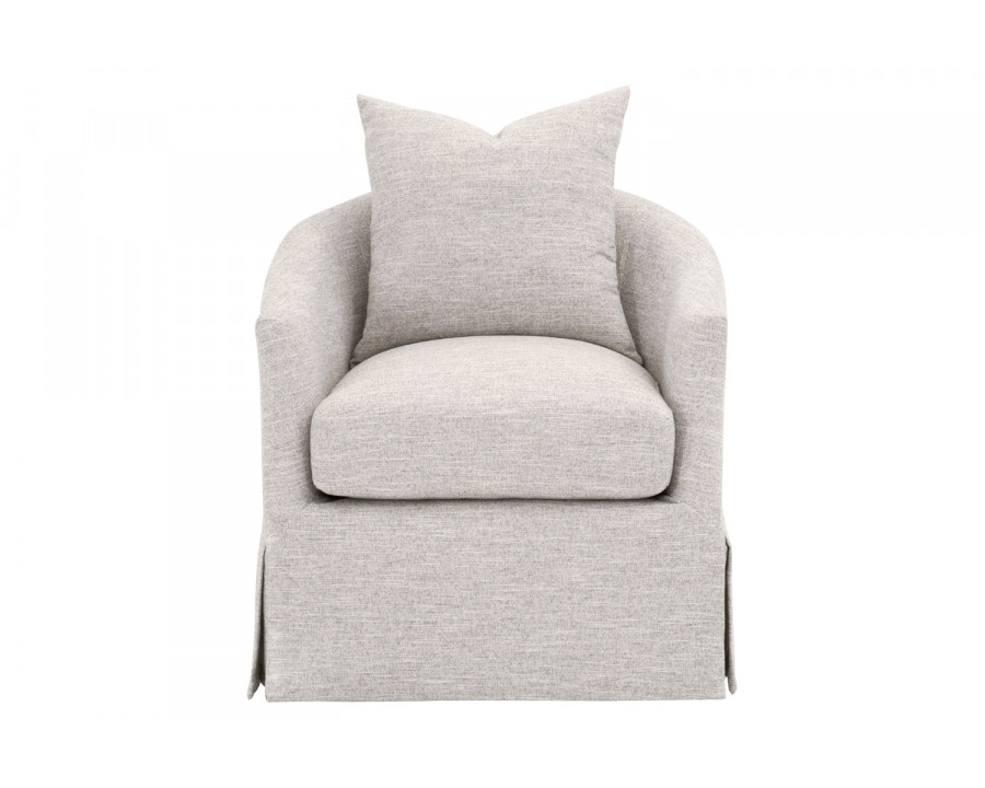 Essentials - Faye Slipcover Swivel Club Chair