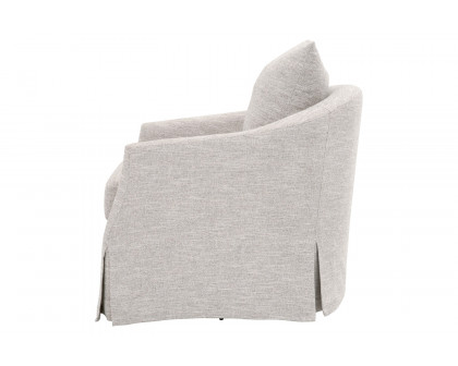 Essentials Faye Slipcover Swivel Club Chair - Mineral Birch