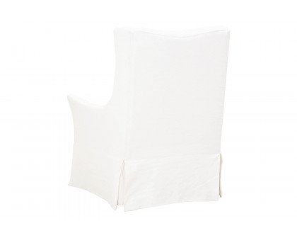 Essentials - Otto Swivel Club Chair in Cream Crepe