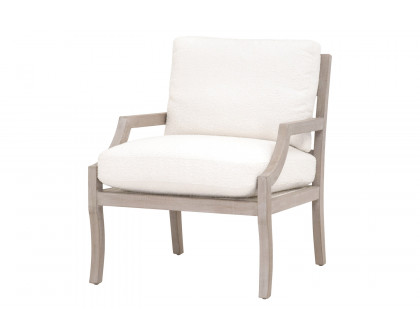 Essentials Stratton Club Chair - Boucle Snow Natural Gray