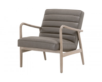 Essentials - Tahoe Club Chair in Ore Gray Synthetic Natural Gray