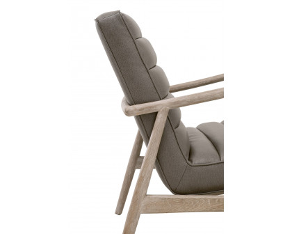 Essentials - Tahoe Club Chair in Ore Gray Synthetic Natural Gray