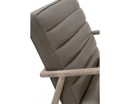 Essentials - Tahoe Club Chair in Ore Gray Synthetic Natural Gray