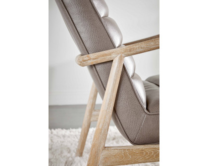 Essentials - Tahoe Club Chair in Ore Gray Synthetic Natural Gray