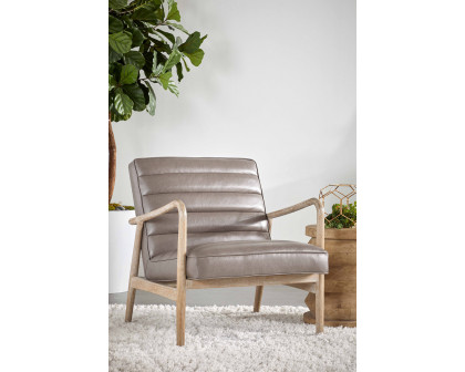 Essentials - Tahoe Club Chair in Ore Gray Synthetic Natural Gray