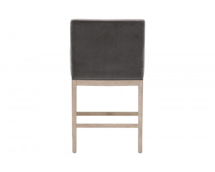 Essentials Drake Counter Stool - Dark Dove Velvet