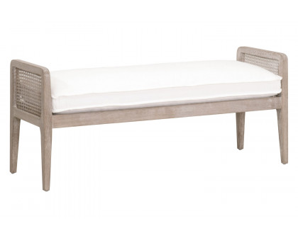 Essentials Leone Bench - LiveSmart Peyton Pearl Natural Gray