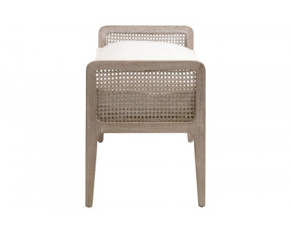 Essentials Leone Bench - LiveSmart Peyton Pearl Natural Gray