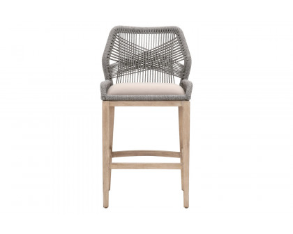 Essentials - Woven Loom Outdoor Barstool