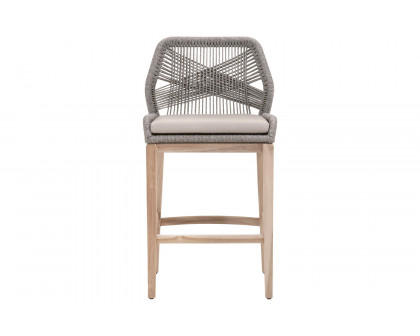 Essentials - Woven Loom Outdoor Barstool