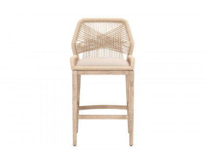 Essentials - Woven Loom Outdoor Barstool