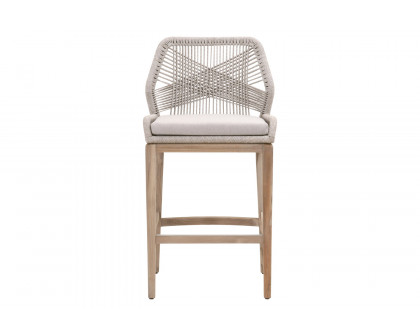 Essentials - Woven Loom Outdoor Barstool