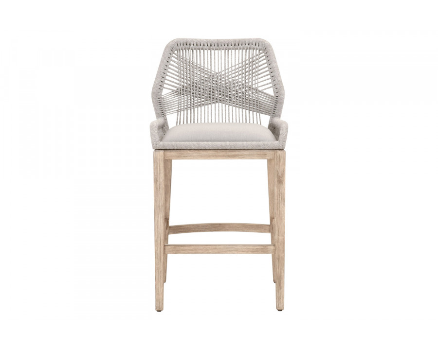 Essentials - Woven Loom Outdoor Barstool