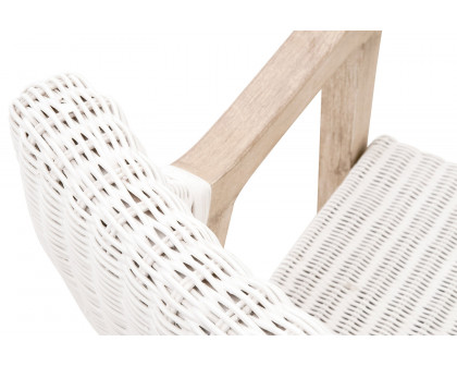 Essentials Woven Lucia Arm Chair - White Rattan