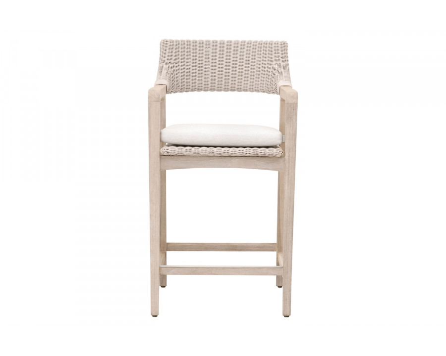 Essentials - Woven Lucia Outdoor Counter Stool