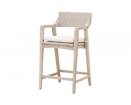 Essentials - Woven Lucia Outdoor Counter Stool