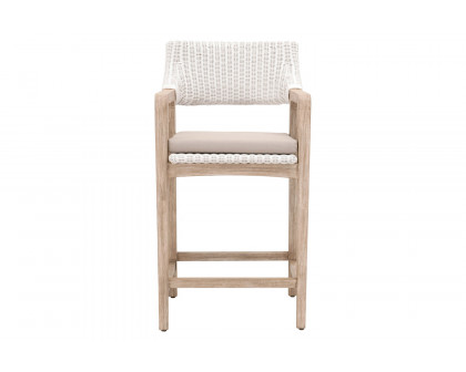 Essentials - Woven Lucia Outdoor Counter Stool