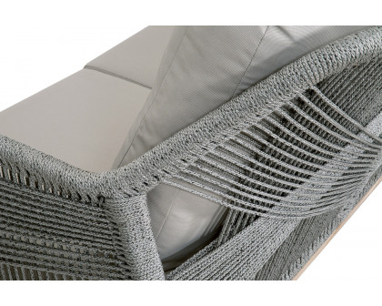 Essentials Woven Loom Outdoor 79" Sofa - Platinum