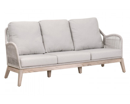 Essentials Woven Loom Outdoor 79" Sofa - Taupe