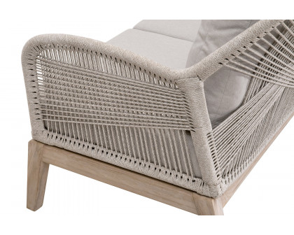 Essentials Woven Loom Outdoor 79" Sofa - Taupe