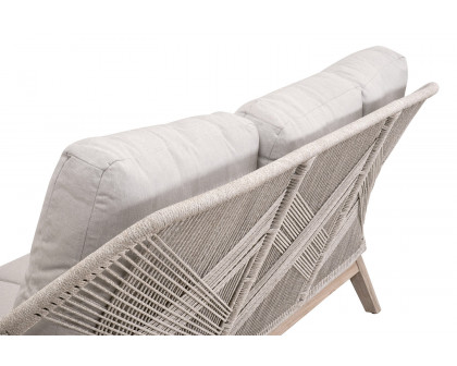 Essentials Woven Loom Outdoor 79" Sofa - Taupe