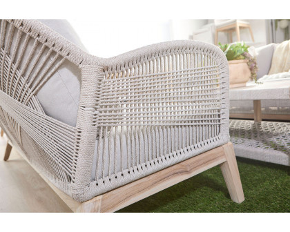 Essentials Woven Loom Outdoor 79" Sofa - Taupe