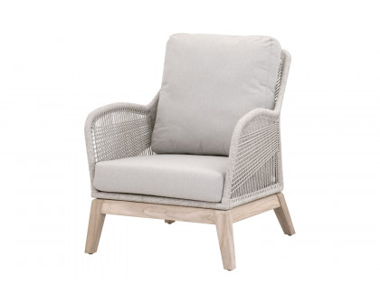 Essentials Woven Loom Outdoor Club Chair - Taupe