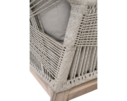 Essentials Woven Loom Outdoor Club Chair - Taupe