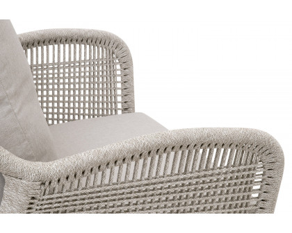 Essentials Woven Loom Outdoor Club Chair - Taupe