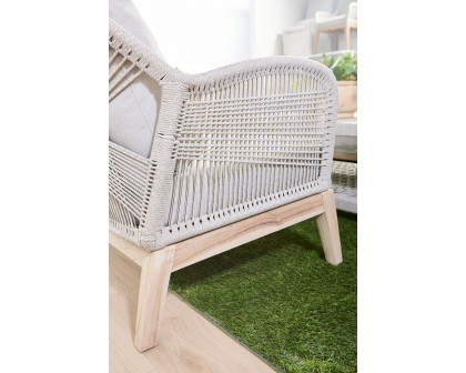 Essentials Woven Loom Outdoor Club Chair - Taupe