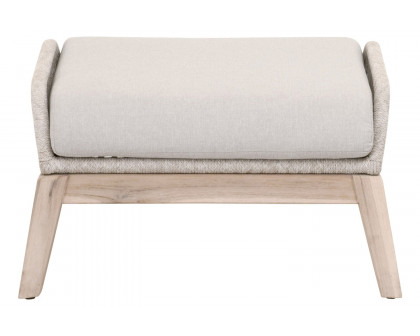 Essentials - Woven Loom Outdoor Footstool