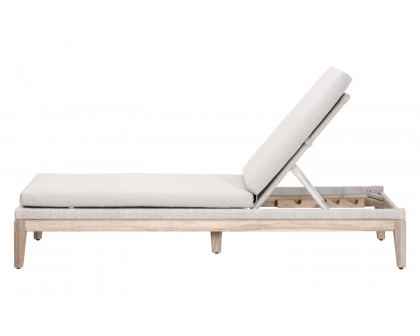 Essentials - Woven Loom Outdoor Chaise Lounge in Taupe