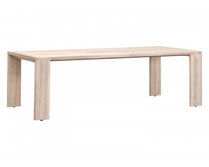 Essentials Woven Big Sur Outdoor Dining Table - Gray Teak