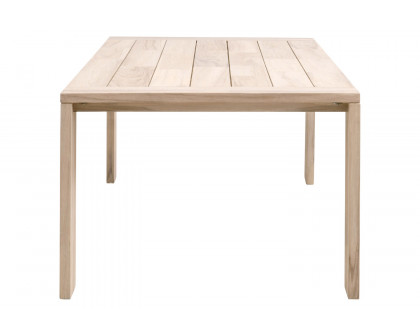 Essentials Woven Big Sur Outdoor Dining Table - Gray Teak