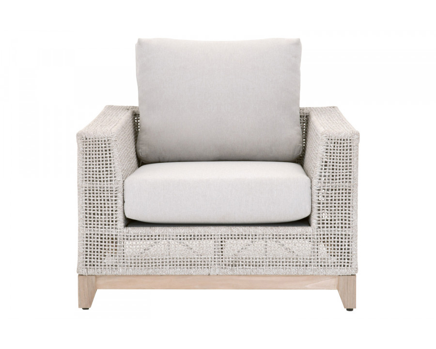 Essentials - Woven Tropez Outdoor Sofa Chair in Taupe