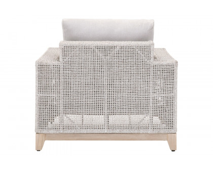 Essentials - Woven Tropez Outdoor Sofa Chair in Taupe