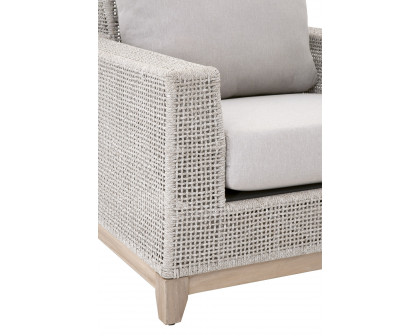 Essentials - Woven Tropez Outdoor Sofa Chair in Taupe