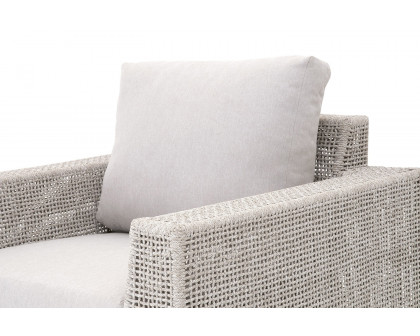 Essentials - Woven Tropez Outdoor Sofa Chair in Taupe